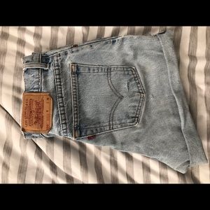 Vintage High Waisted Levi's Shorts